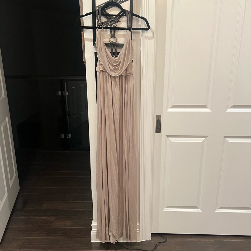All Saints Beige Maxi Dress - Picture 4 of 7